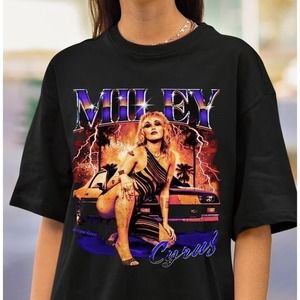 Miley Cyrus Retro T-Shirt, Miley Cyrus Plastic Hearts Angels Like You Vintage